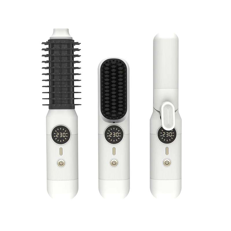 Cepillo alisador de cabello inalámbrico MR3105 para un estilo portátil y suave