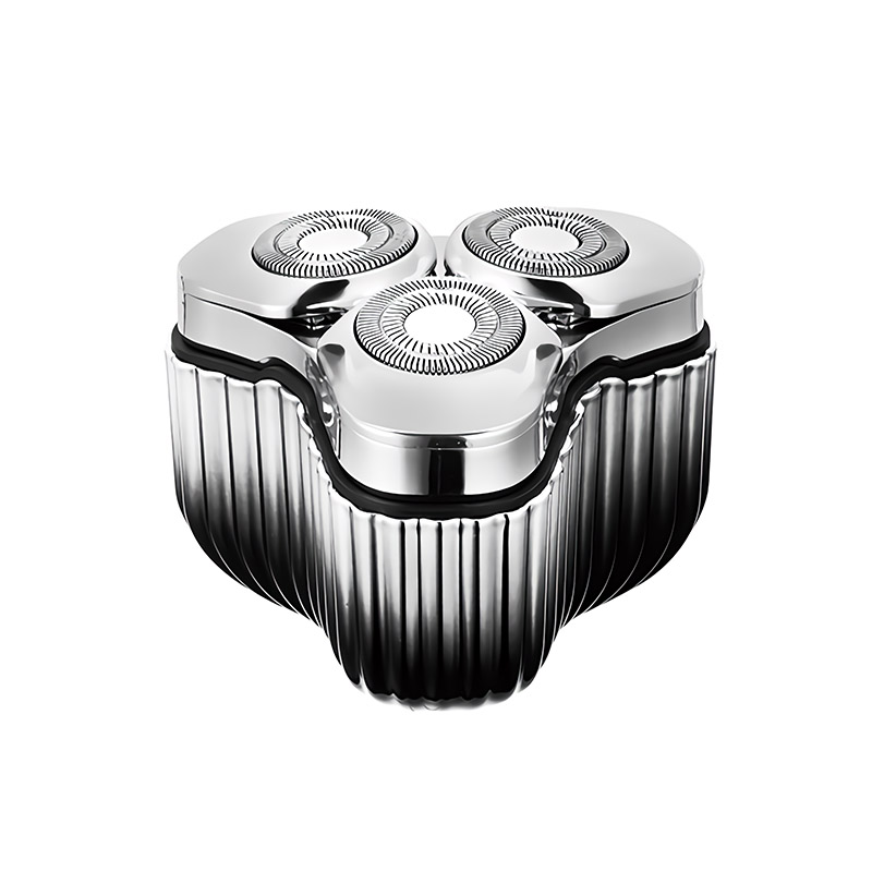 RQ-8027 Kit de afeitadora rotativa de tres cabezales para hombre, húmedo y seco, cabezales flotantes