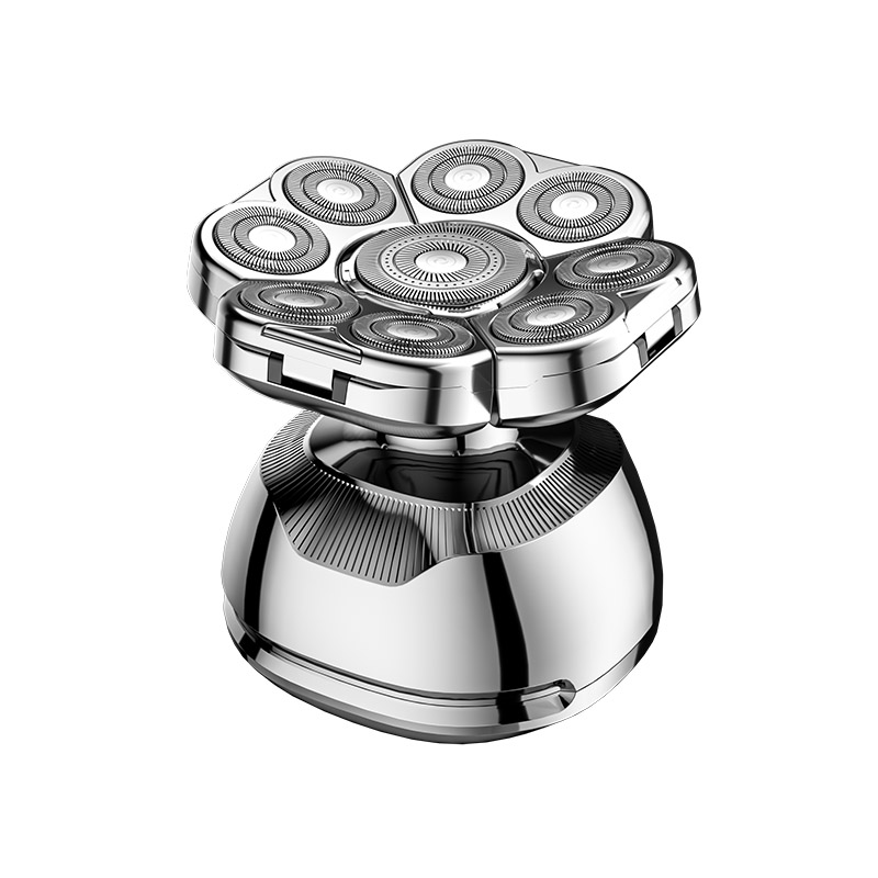 RQ-8912 Afeitadora de cabeza eléctrica de 9 cuchillas para hombre, cabezal flotante de precisión