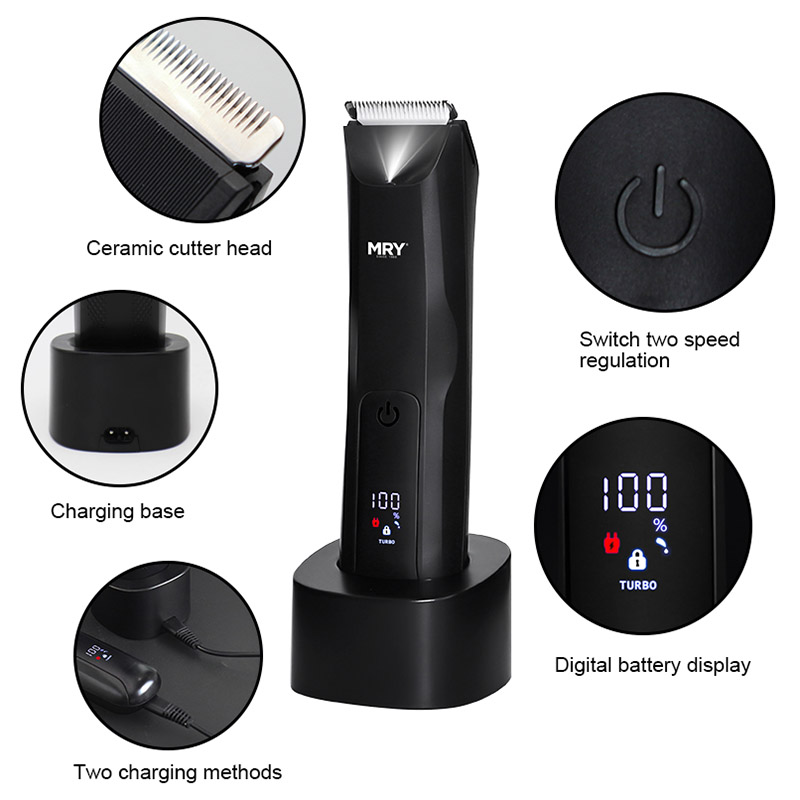 MR607 Recortadora de cabello corporal para hombre Dispositivo de aseo profesional MR607 Recortadora de cabello corporal para hombre Dispositivo de aseo profesional