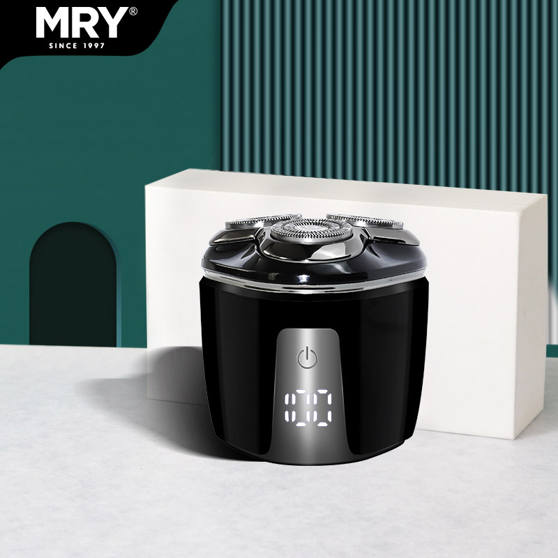 RQ-8916 Afeitadora eléctrica de triple cabezal para hombre, recargable, resistente al agua y con cabezal flotante