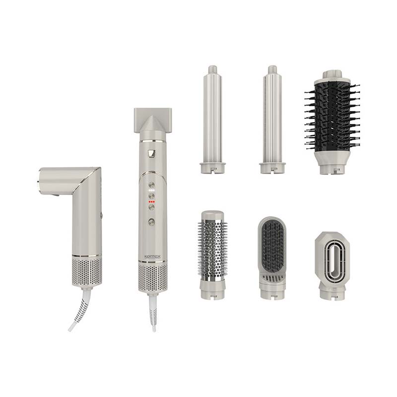 Cepillo de aire caliente MR3108 de 3 velocidades y 3 calores con indicador LED para un estilo de precisión