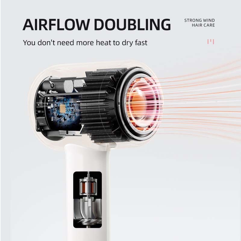 MR3043 Potente secador de pelo sin escobillas de alta velocidad para el cuidado del cabello