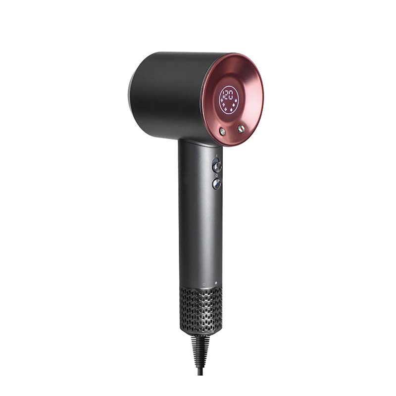 Secador de pelo compacto MR3033 con pantalla LED para viajes y hogar