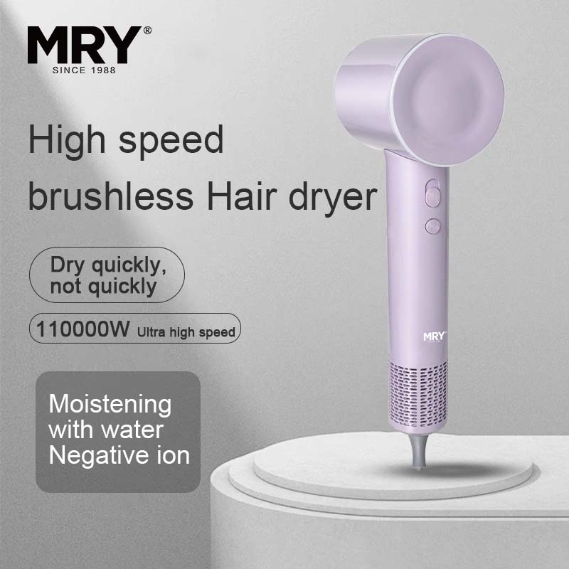 Secador de pelo iónico sin escobillas de alta velocidad MR3042 para cabello liso