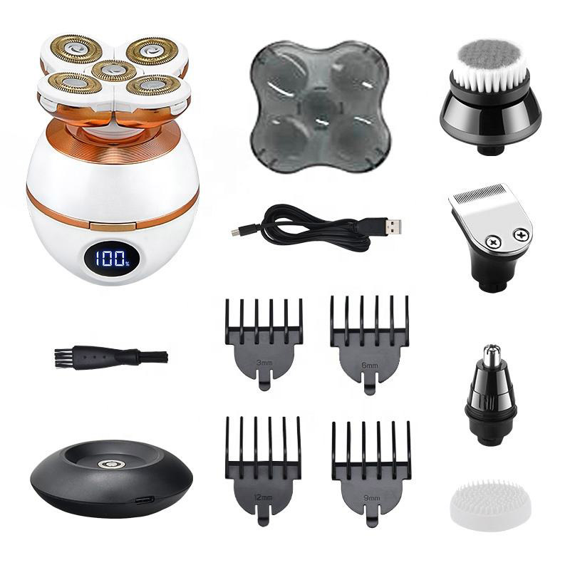 Afeitadora de cabezal flotante 4D RQ-8870 Nuevo diseño, recargable e impermeable