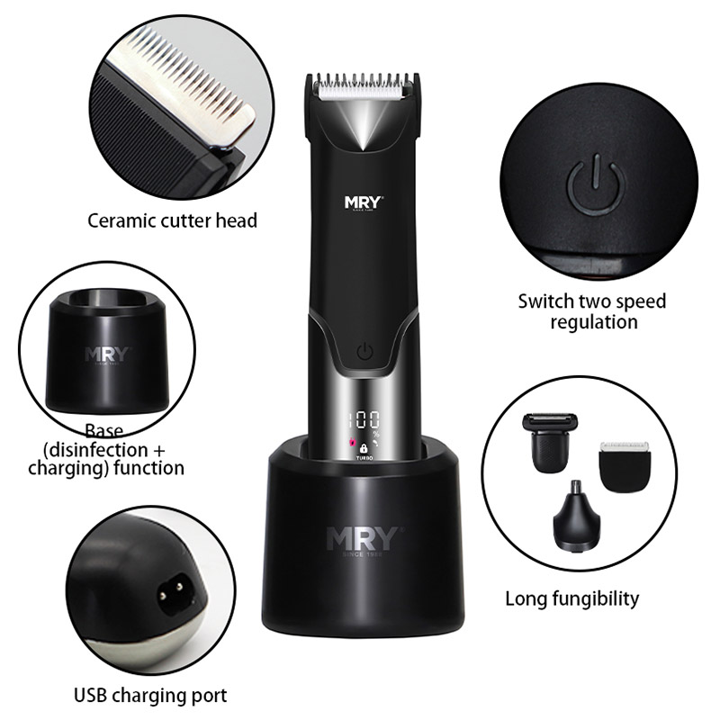 Recortadora corporal impermeable MR606 IPX7 Dispositivo de aseo corporal completo