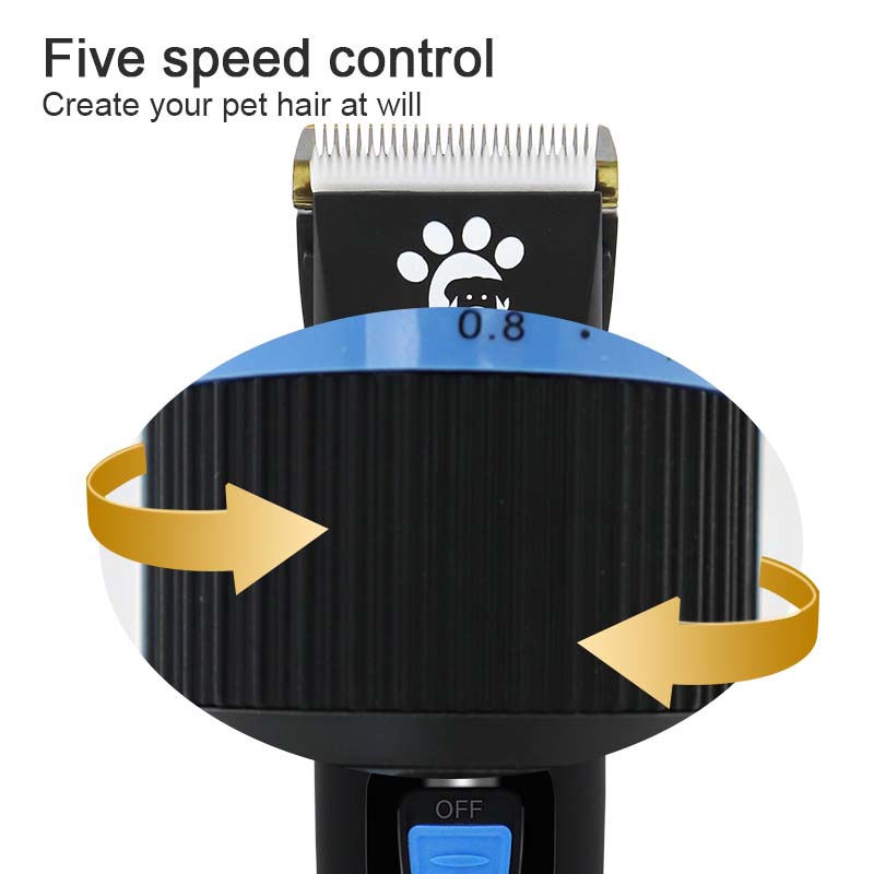 Herramienta de aseo con cuchilla extraíble para cortadora de mascotas eléctrica MRD09