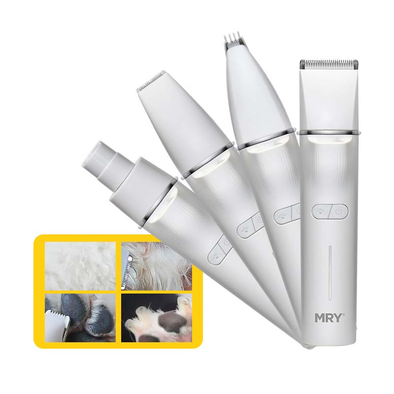 Herramienta de cuidado multifuncional para recortadora de aseo para mascotas seis en uno QR-P8195
