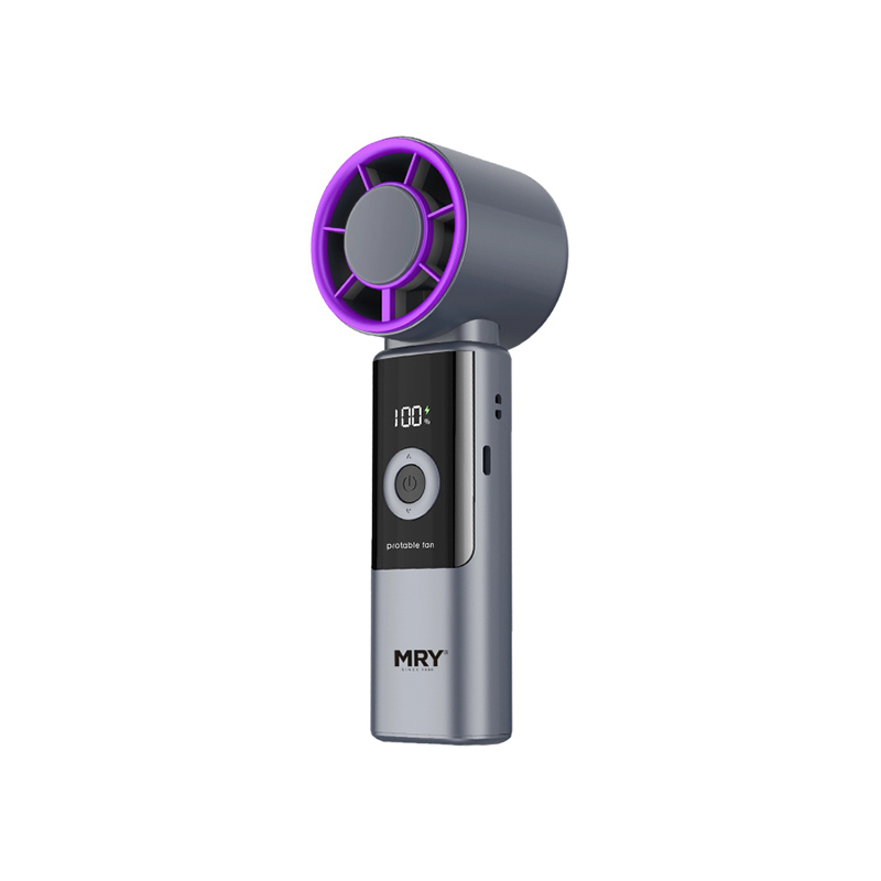 MR-F022 Ventilador portátil de alta velocidad plegable de 180° para terapia con hielo