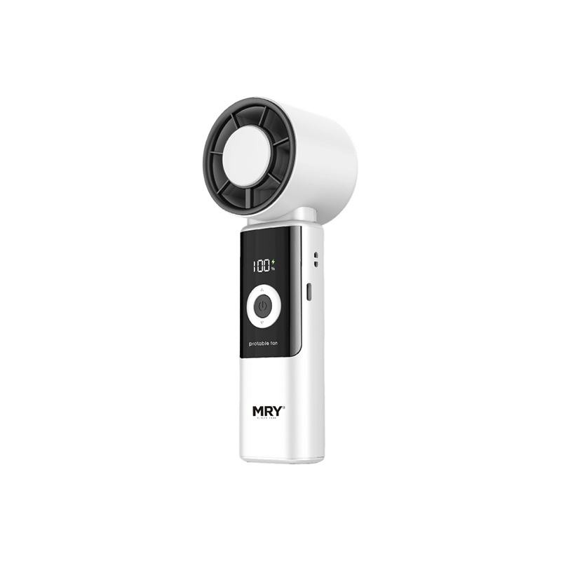 MR-F022 Ventilador portátil de alta velocidad plegable de 180° para terapia con hielo