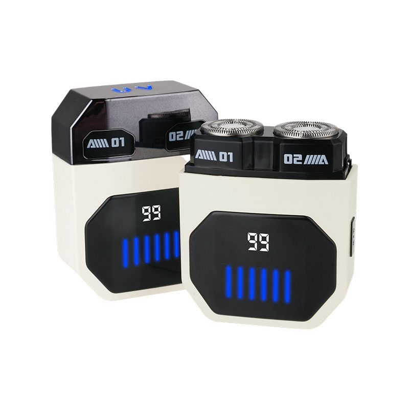 Afeitadora eléctrica de doble cabezal RQ-9341